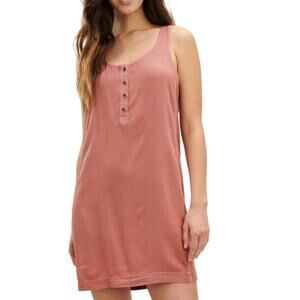 Splendid Rose Pink Casual Lightweight Tank Dress Womens Medium EUC